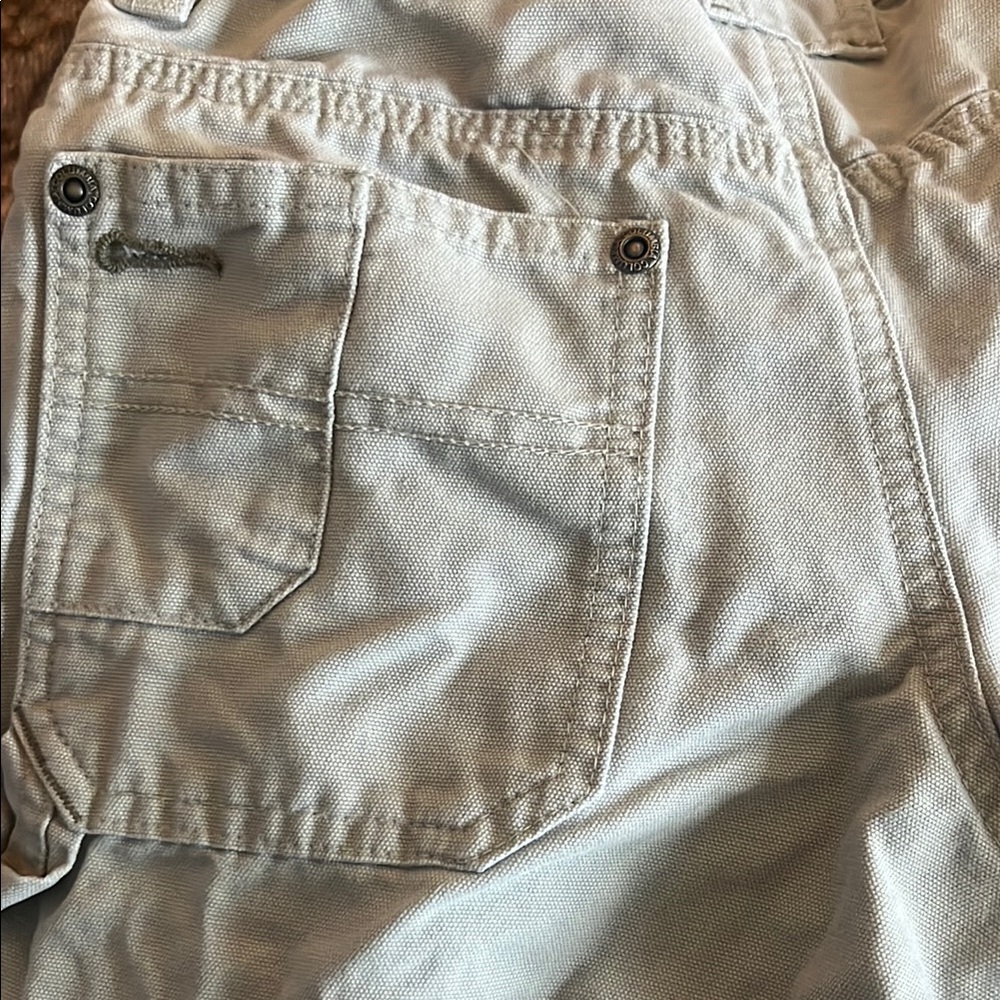 Columbia Tan Cargo Pants Relaxed Fit - Picture 7 of 8